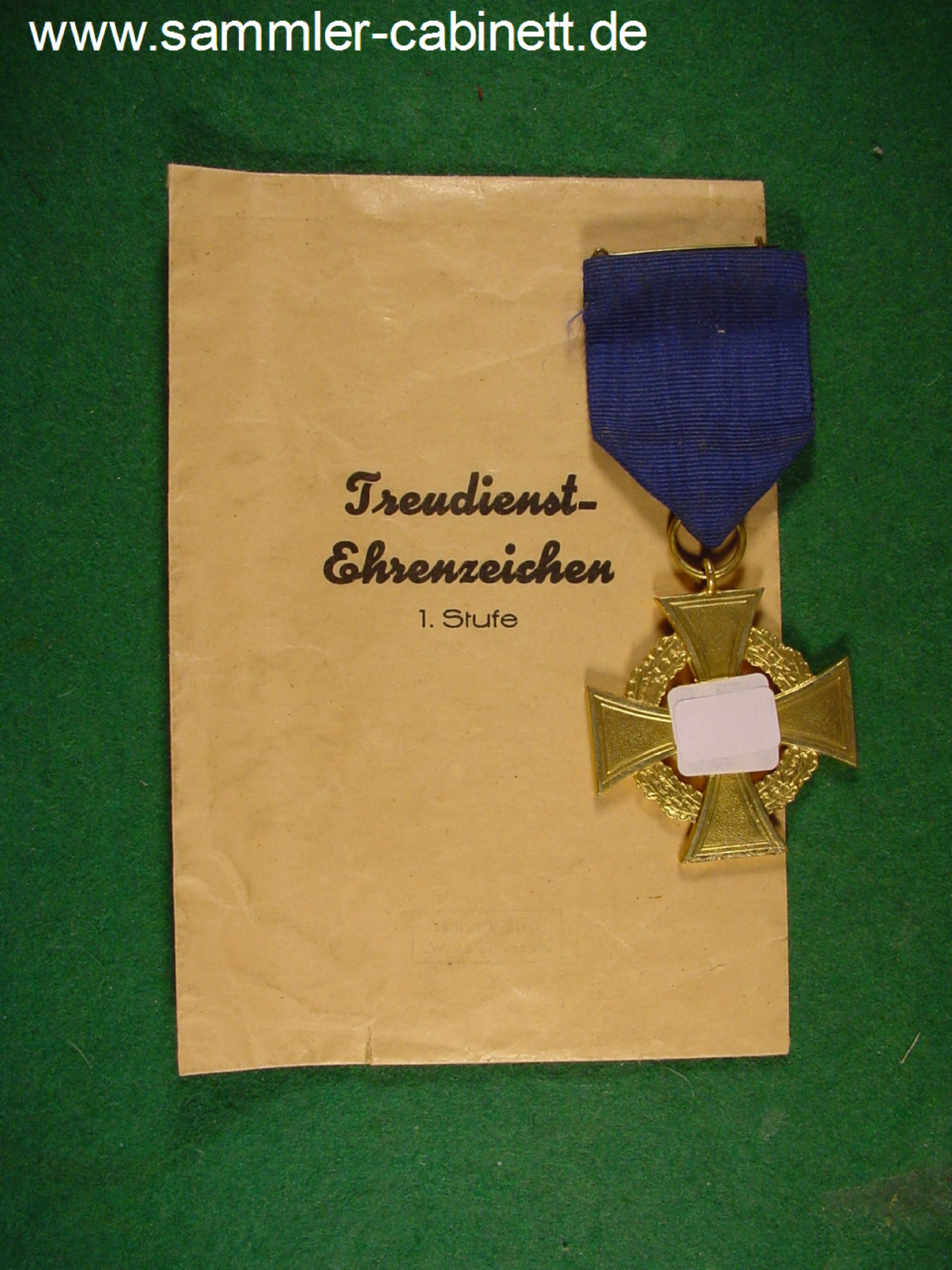 Treu - Dienst Auszeichnung für 40 Jahre - vergoldet,...