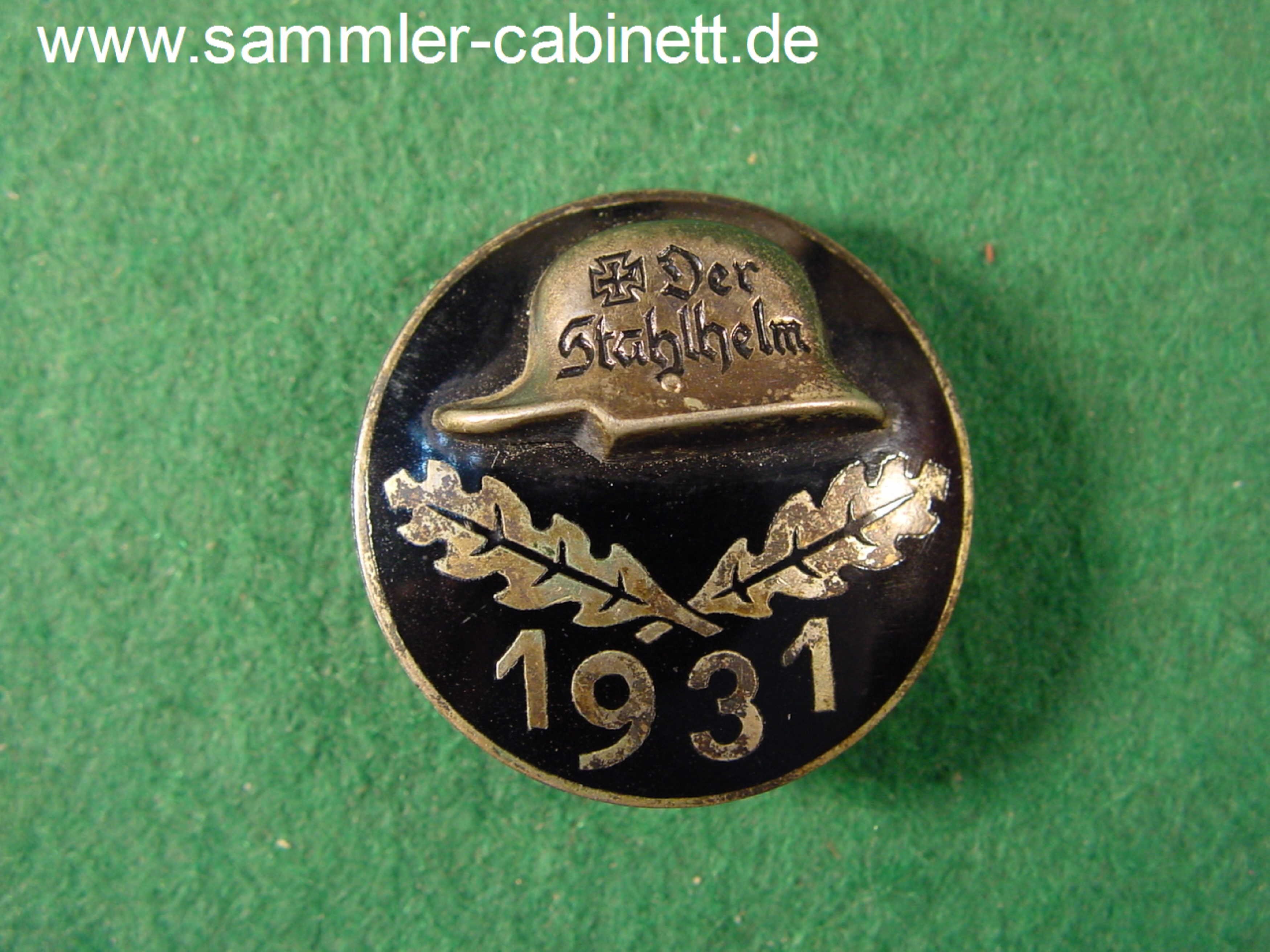 Freikorpsabzeichen - Stahlhelmbund - Stahlhelm Abz. 1931...