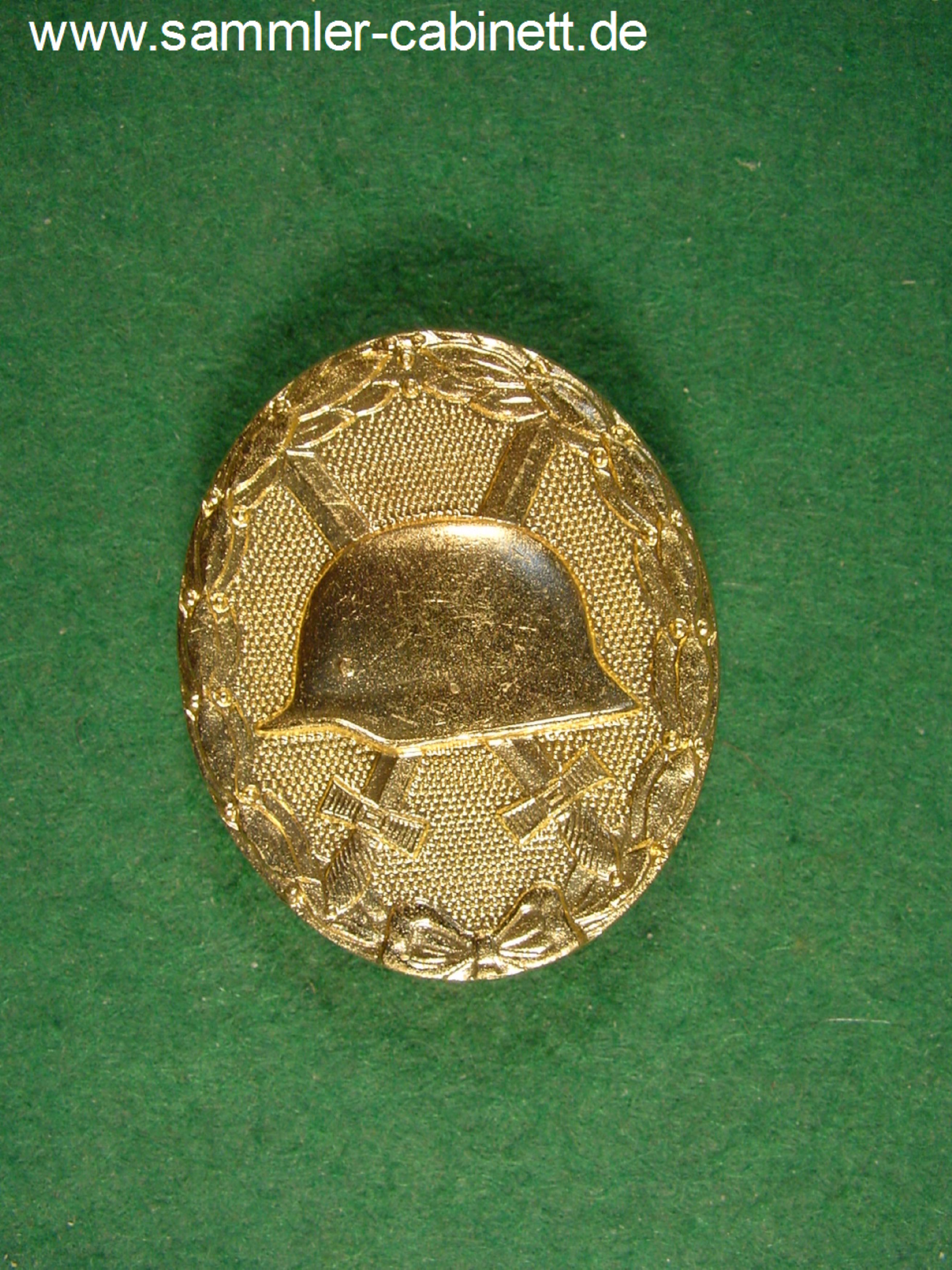 BRD - 3. Reich - Verwundetenabz. in Gold - Buntmetall -...