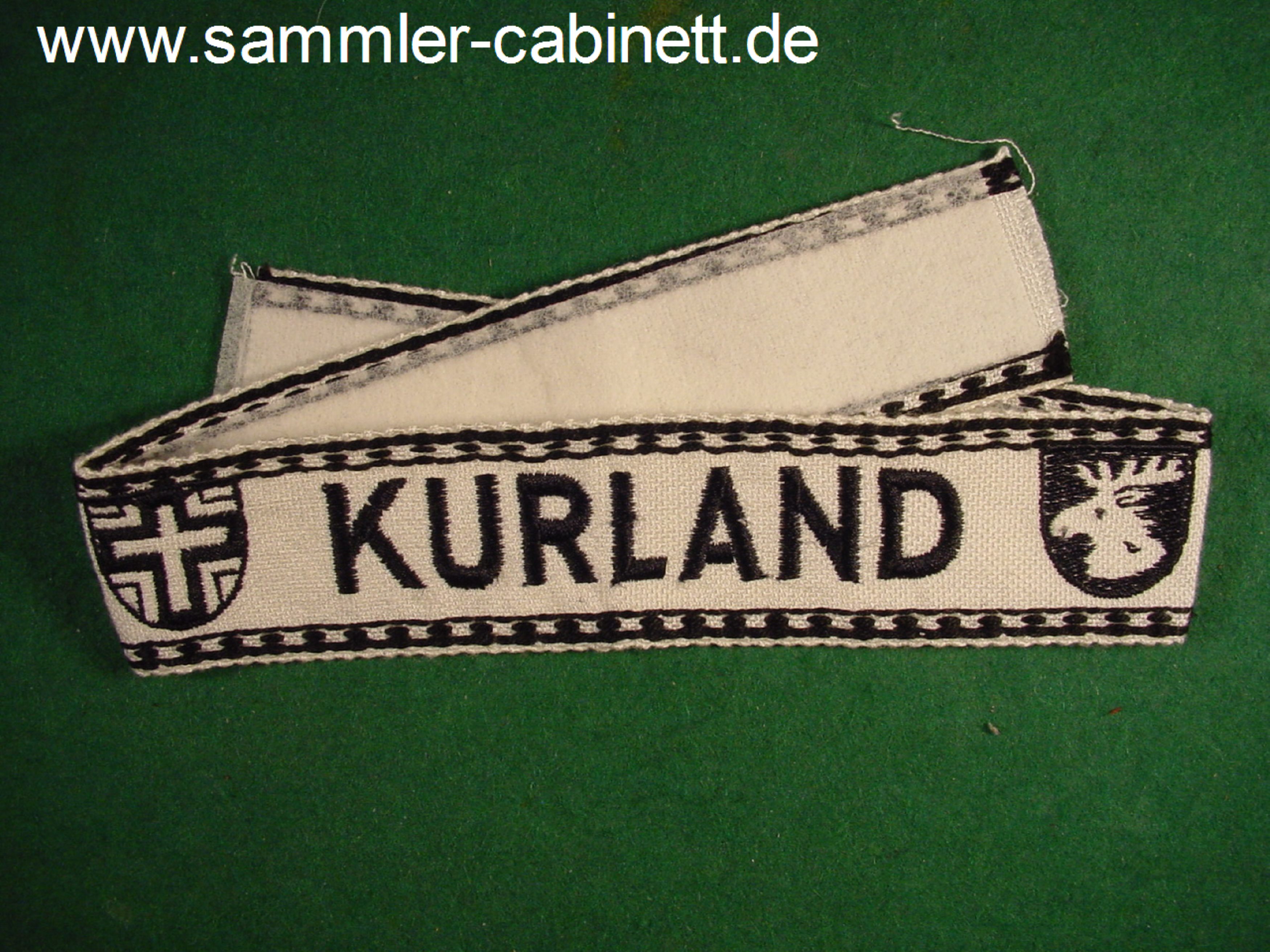 BRD - 3. Reich - Ärmelband 'KURLAND ' - volle...